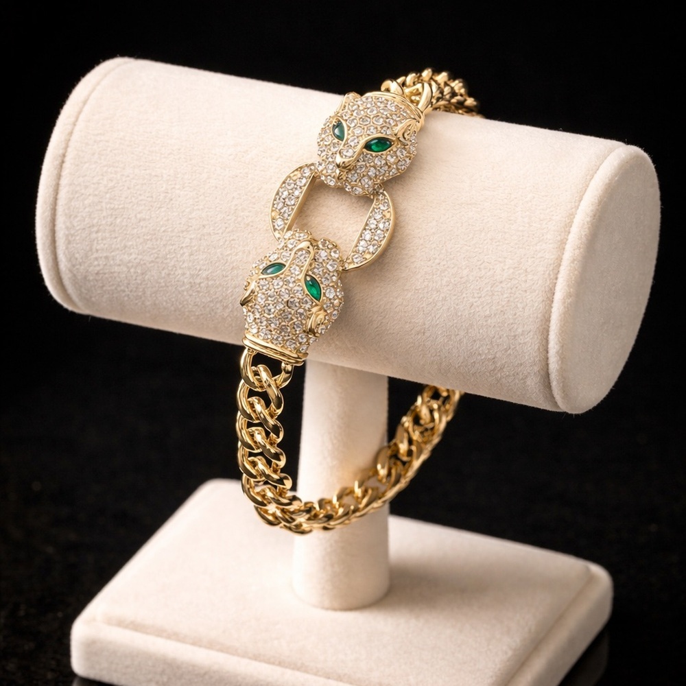 TURQUOISE BLUE AND GOLDEN BRACELET